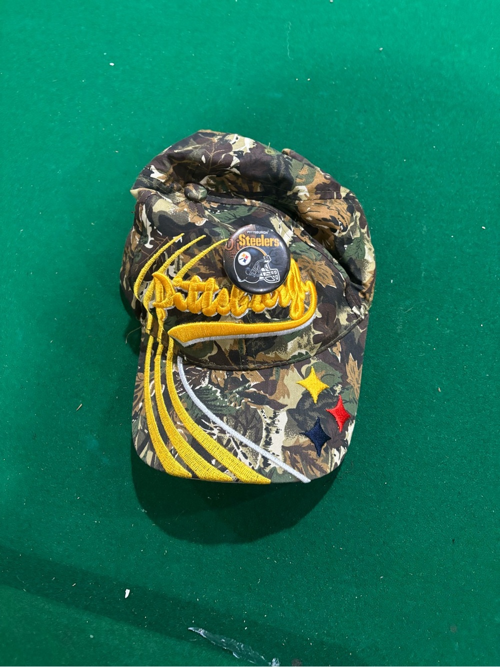 Vintage NFL Steelers Camo Hat